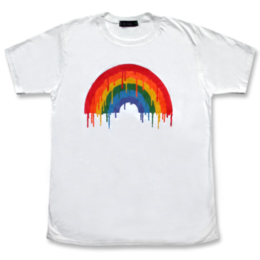 FRONT - Melt a Rainbow T-shirt