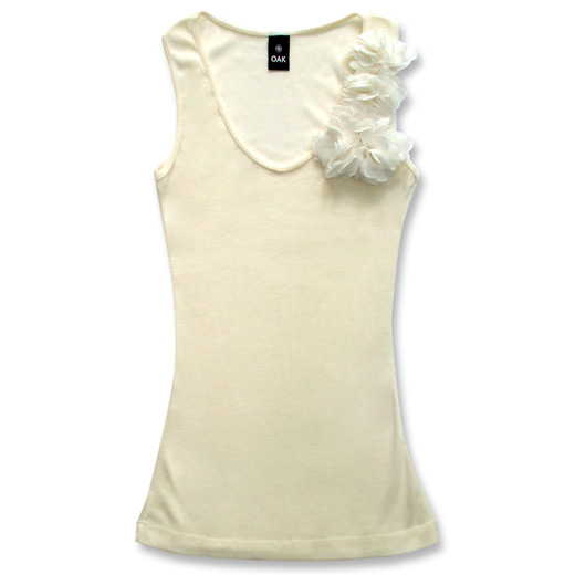 FRONT - White Carnation Top