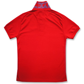 BACK - Bright Red Polo