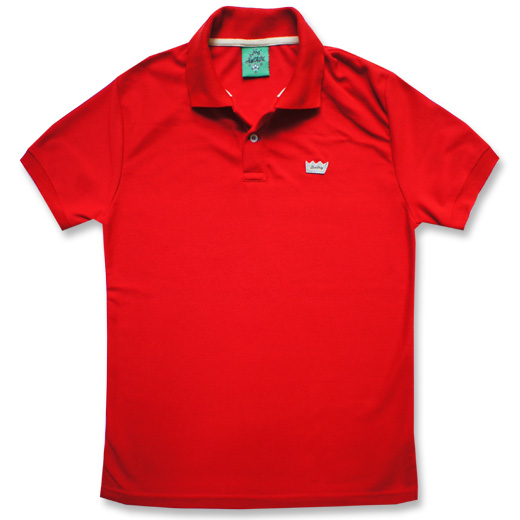 FRONT - Bright Red Polo