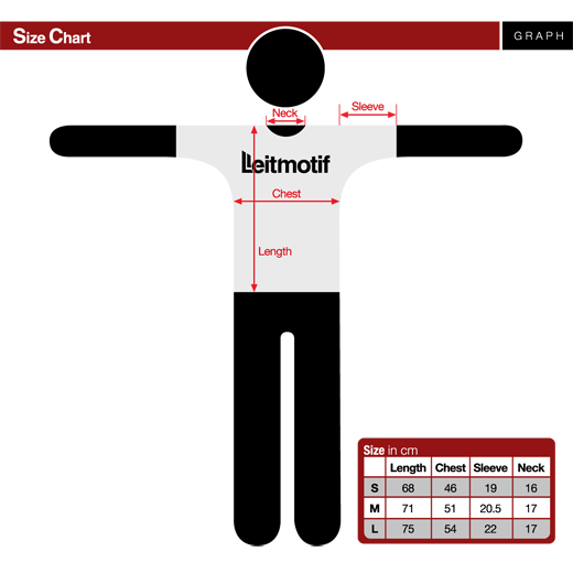 SIZE CHART - Anatomy Of Truth T-shirt