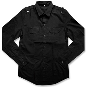 FRONT - Shirt In Black Shirt