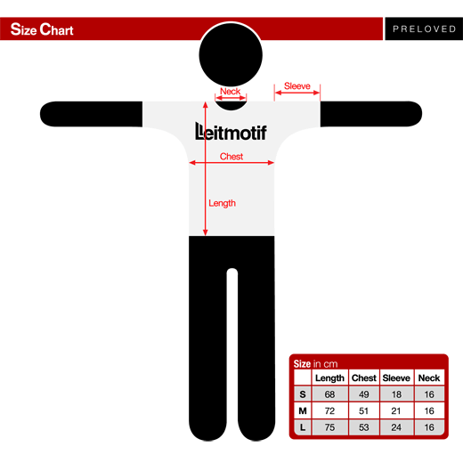 SIZE CHART - Be Concious T-shirt