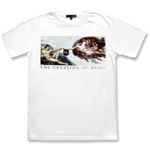 FRONT - The Creation of Music T-shirt