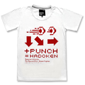 Down, Down-Forward, Forward + Punch T-shirt