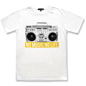 FRONT - Ghetto Blaster T-shirt