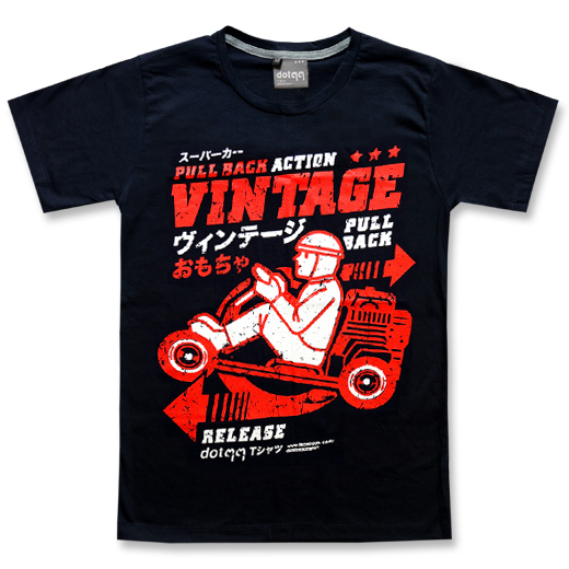 FRONT - Vintage Car T-shirt