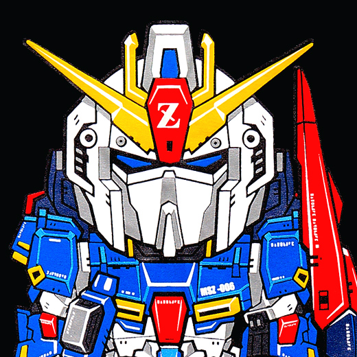 CLOSE-UP 1 - Zeta Gundam T-shirt