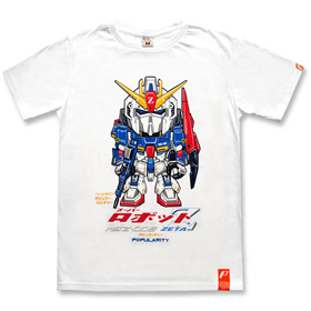 FRONT - Zeta Gundam White T-shirt