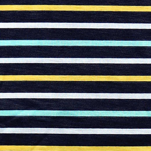 CLOSE-UP 1 - Blue/Yellow/White Stripe Top