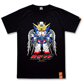 FRONT - Wing Gundam Zero EW T-shirt