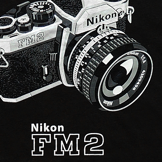 CLOSE-UP 1 - Nikon FM2 T-shirt