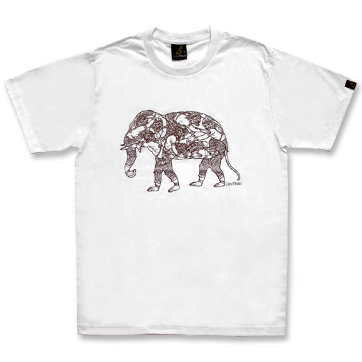 FRONT - Hanuman Elephant T-shirt