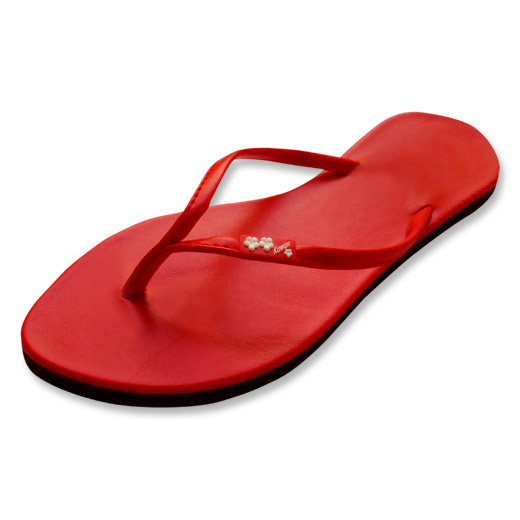 BACK - Sensuous Red Slipz Footwear